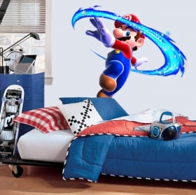 Vinilos decorativos videojuego mario bros