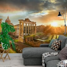 Fotomurales de vinilos ruinas foro romano italia