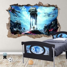 Vinilos decorativos y pegatinas 3d star wars battlefront