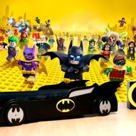 Fotomurales de vinilos batman lego
