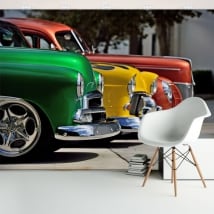 Fotomurales de vinilos con coches chevrolet vintage