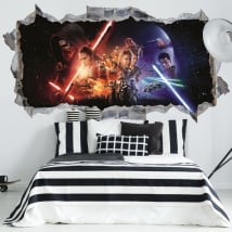 Vinilos decorativos 3d star wars