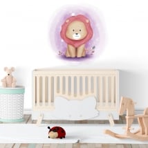 Vinilos infantiles o para bebés león