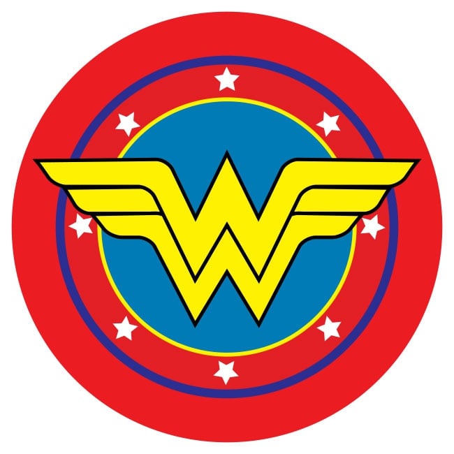 Vinilos Decorativos Escudo Wonder Woman