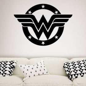 Vinilos y pegatinas escudo wonder woman