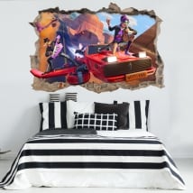 Vinilos y pegatinas 3d fortnite