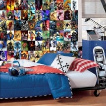 Fotomurales de vinilos collage marvel