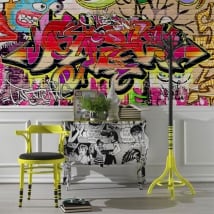 Fotomurales de vinilos graffiti