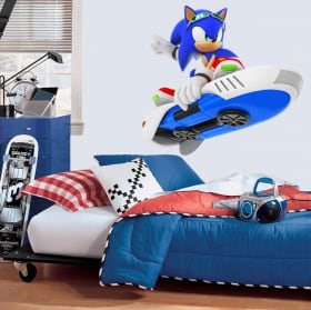 Vinilos decorativos videojuego sonic