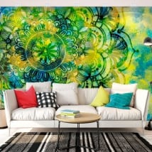 Fotomurales de vinilos con mandalas