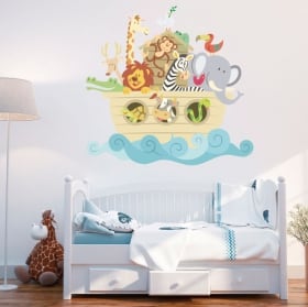 Vinilos y pegatinas infantiles o de bebé el arca de noé
