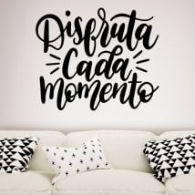 Vinilos decorativos con frases motivadoras