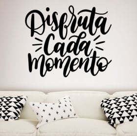 Vinilos decorativos con frases motivadoras