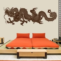 Vinilos decorativos y pegatinas dragón japón