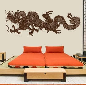 Vinilos decorativos y pegatinas dragón japón