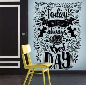 Vinilos decorativos frases motivadoras en inglés