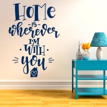 Vinilos y pegatinas frases románticas en inglés