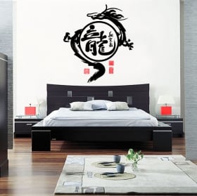 Vinilos decorativos y pegatinas dragón chino