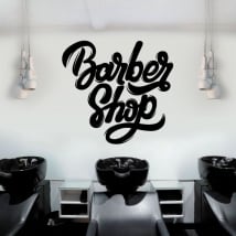Vinilos decorativos y pegatinas barber shop