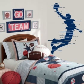 Vinilos decorativos y pegatinas basketball