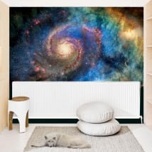 Fotomurales de vinilos galaxia en espiral