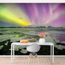 Fotomurales aurora boreal islandia