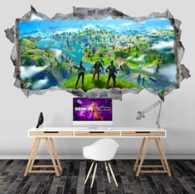 Vinilos adhesivos 3d fortnite