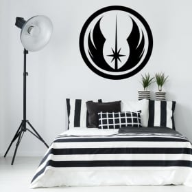 Vinilos y pegatinas star wars símbolo de la orden jedi