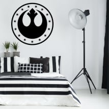 Vinilos y pegatinas star wars símbolo nueva república