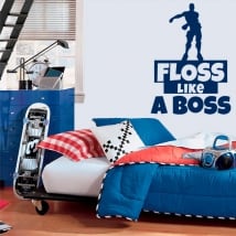 Vinilos y pegatinas fortnite floss like a boss