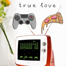 Vinilos y pegatinas videojuegos true love