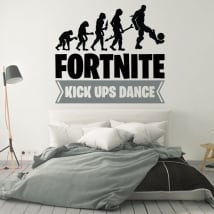 Vinilos y pegatinas fortnite kick ups dance