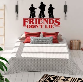 Vinilos y pegatinas stranger things friends don't lie