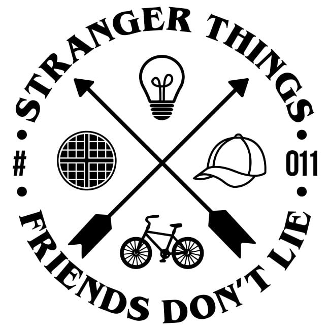 Free 168 Stranger Things Friends Don't Lie Svg SVG PNG EPS DXF File