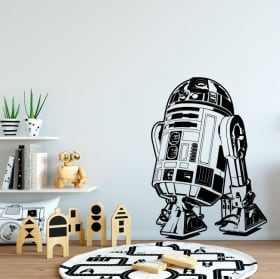 Vinilos decorativos y pegatinas star wars r2-d2