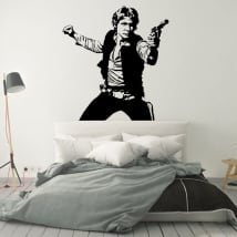 Vinilos adhesivos y pegatinas star wars han solo