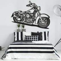 Vinilos y pegatinas moto harley davidson