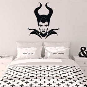 Vinilos decorativos y pegatinas maléfica