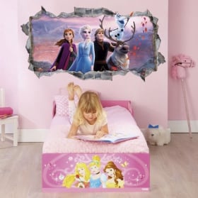 Vinilos y pegatinas 3d disney frozen 2