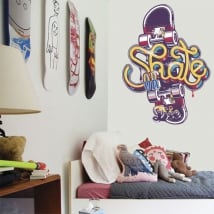 Vinilos decorativos y pegatinas skate or die