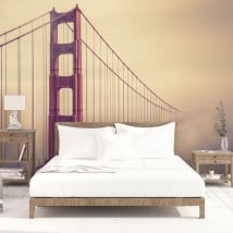 Fotomurales de vinilos puente golden gate