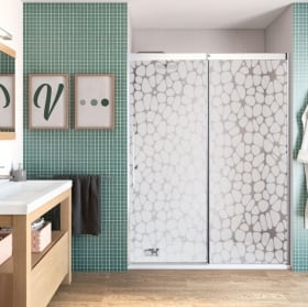 Vinilos decorativos para mamparas de baños