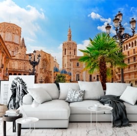 Fotomurales de vinilos plaza santa maría de valencia