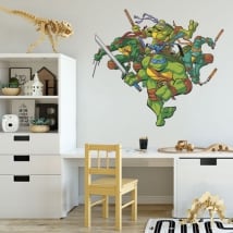 Pegatinas de vinilos las tortugas ninja