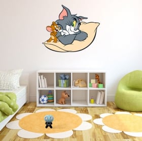 Pegatinas de vinilos infantiles tom y jerry