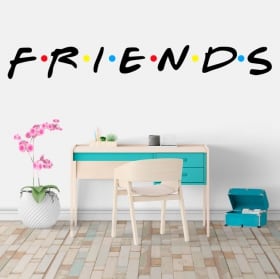 Pegatinas y vinilos netflix logo serie friends