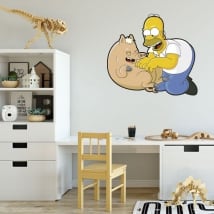 Vinilos y pegatinas homer simpson