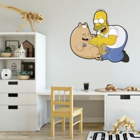 Vinilos y pegatinas homer simpson