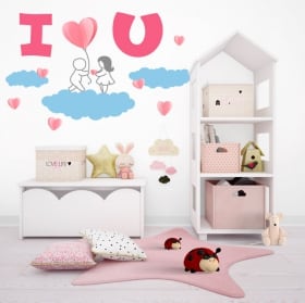 Vinilos y pegatinas i love you