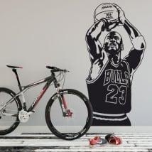 Vinilos y pegatinas michael jordan basketball